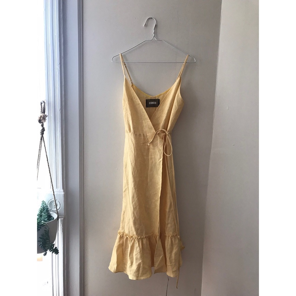 Reformation fig dress